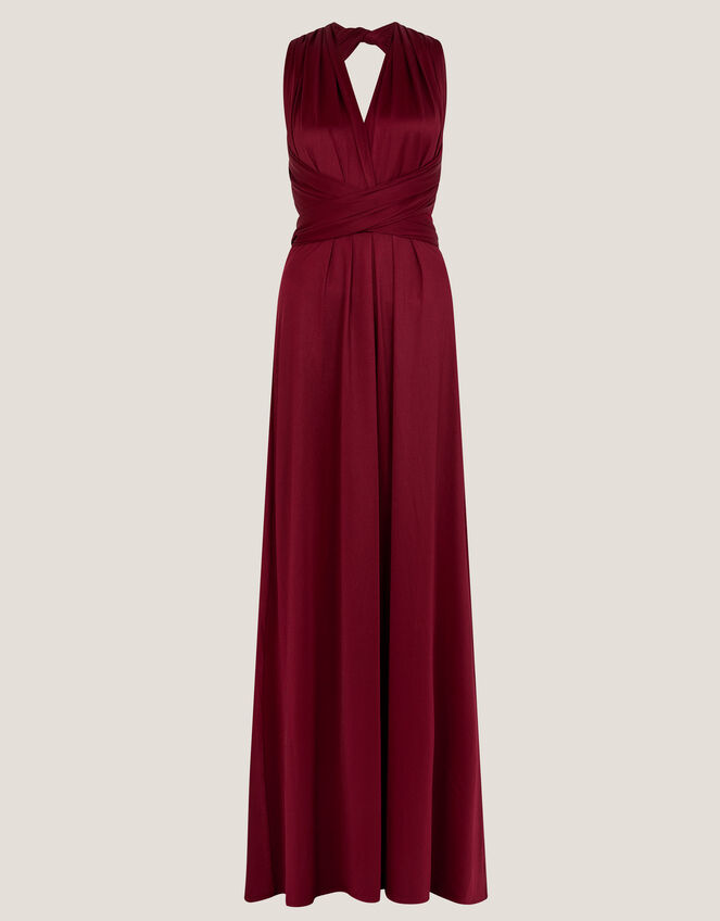 Thea Multiway Bridesmaid Dress, Red (BURGUNDY), large
