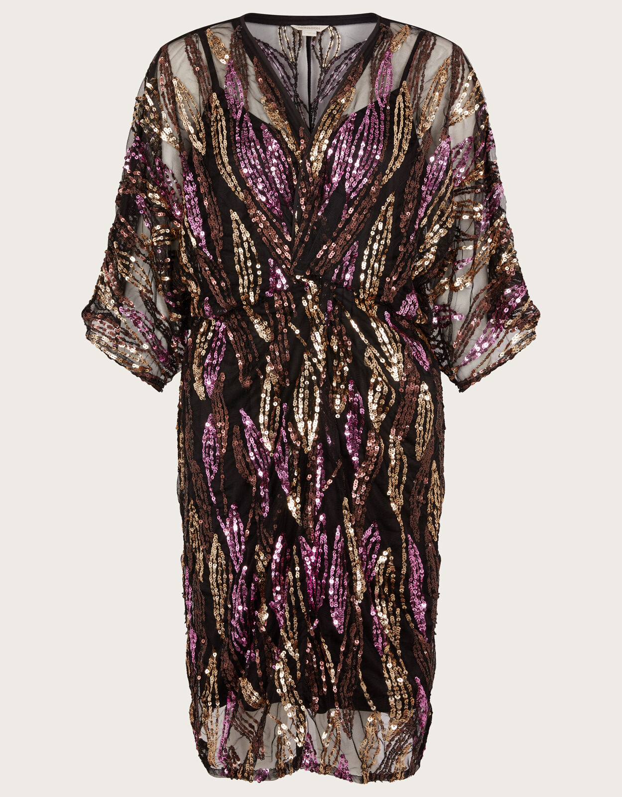 Monsoon saturn sequin online dress