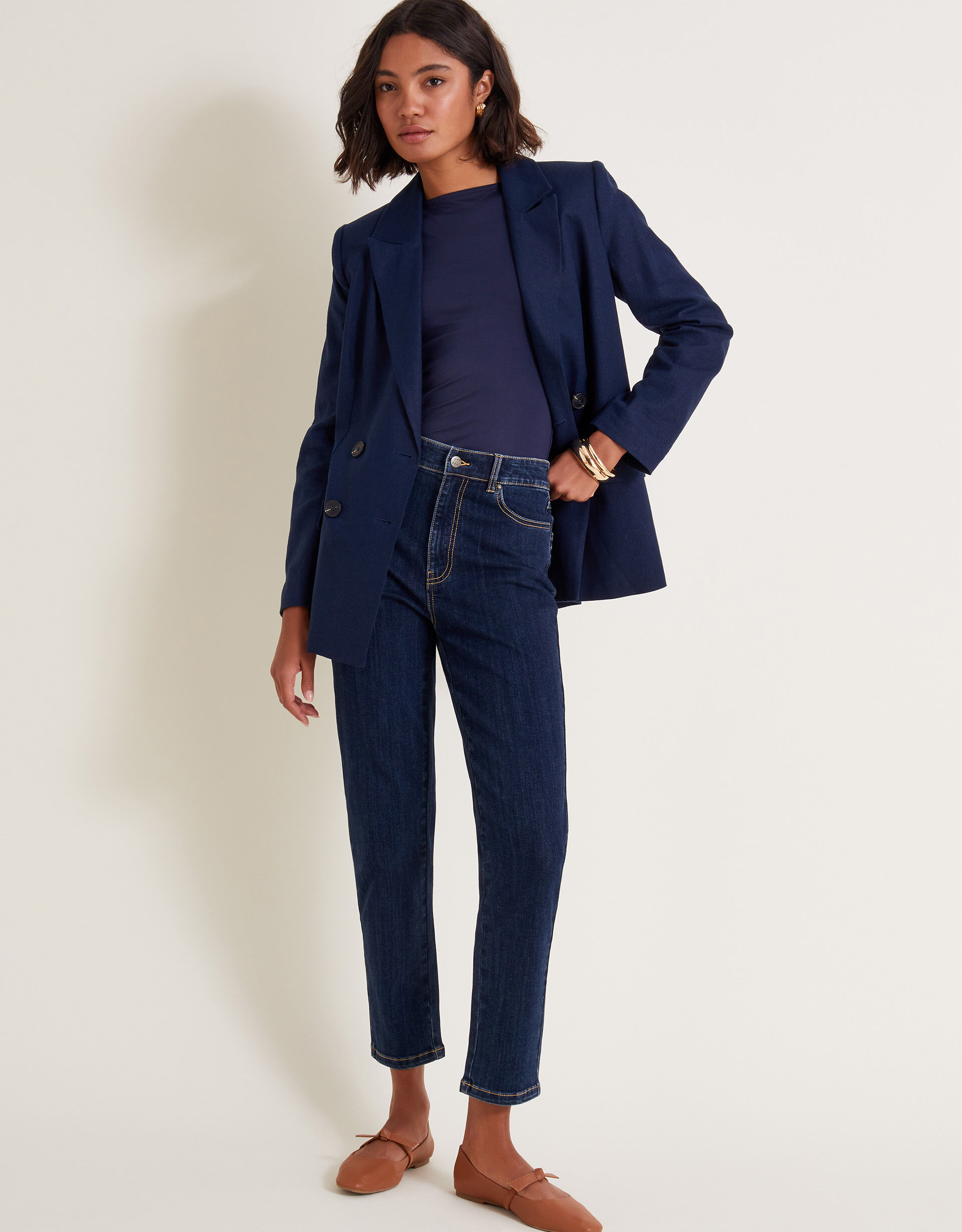 Women s Jeans Straight Leg Skinny High Waisted Jeans Monsoon Global