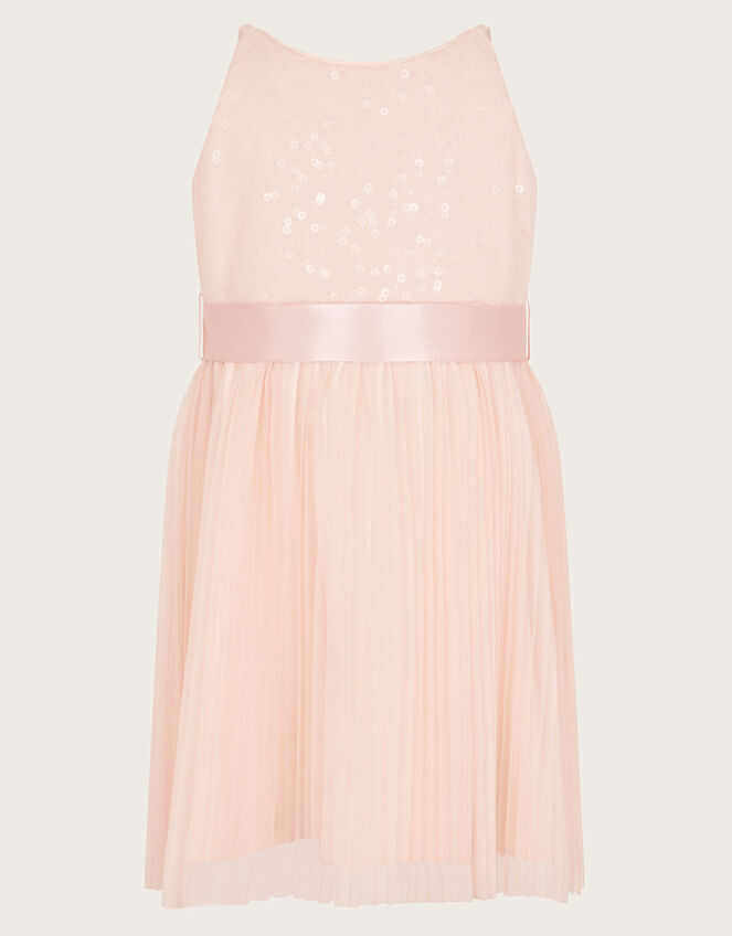 Baby Keita Sequin Pleated Dress, Pink (PINK), large