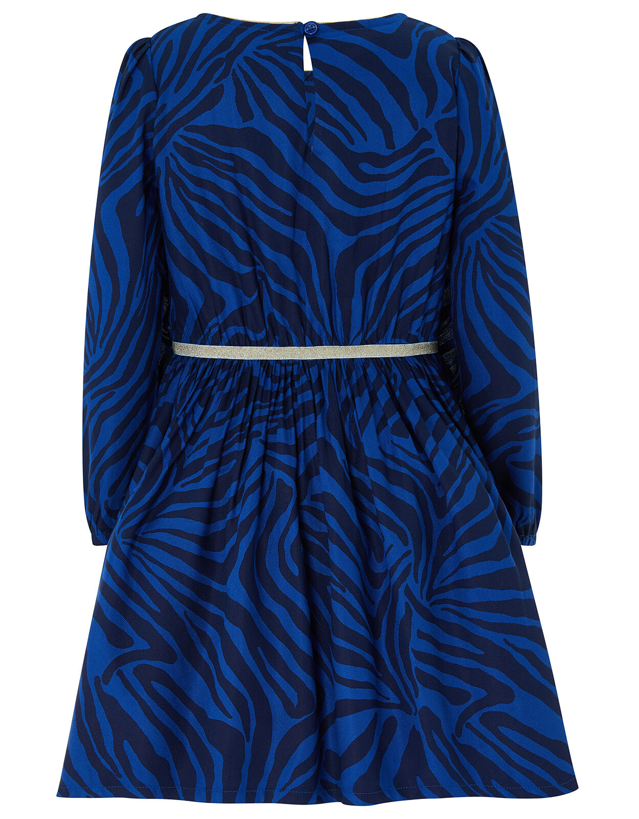 Christie Zebra Dress Blue Girls Dresses Monsoon Global