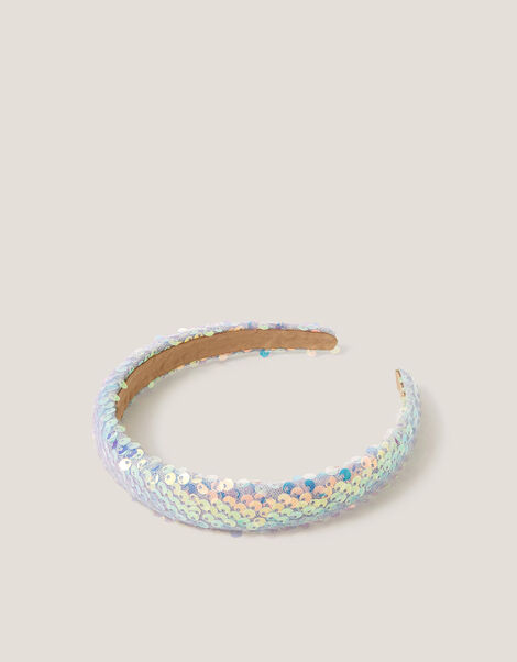 Frosted Sequin Headband, , large