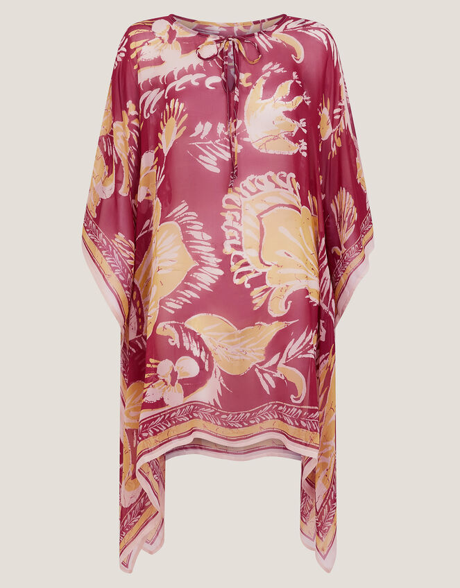 Misha Ornate Print Mini Kaftan, , large