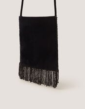 Dori Embroidered Fringe Crossbody Bag, , large