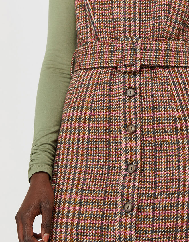 Patsy Check Dress, Brown (BROWN), large
