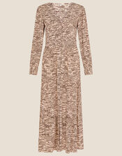 Alina Animal Print Dress with LENZING™ ECOVERO™ , Natural (NATURAL), large