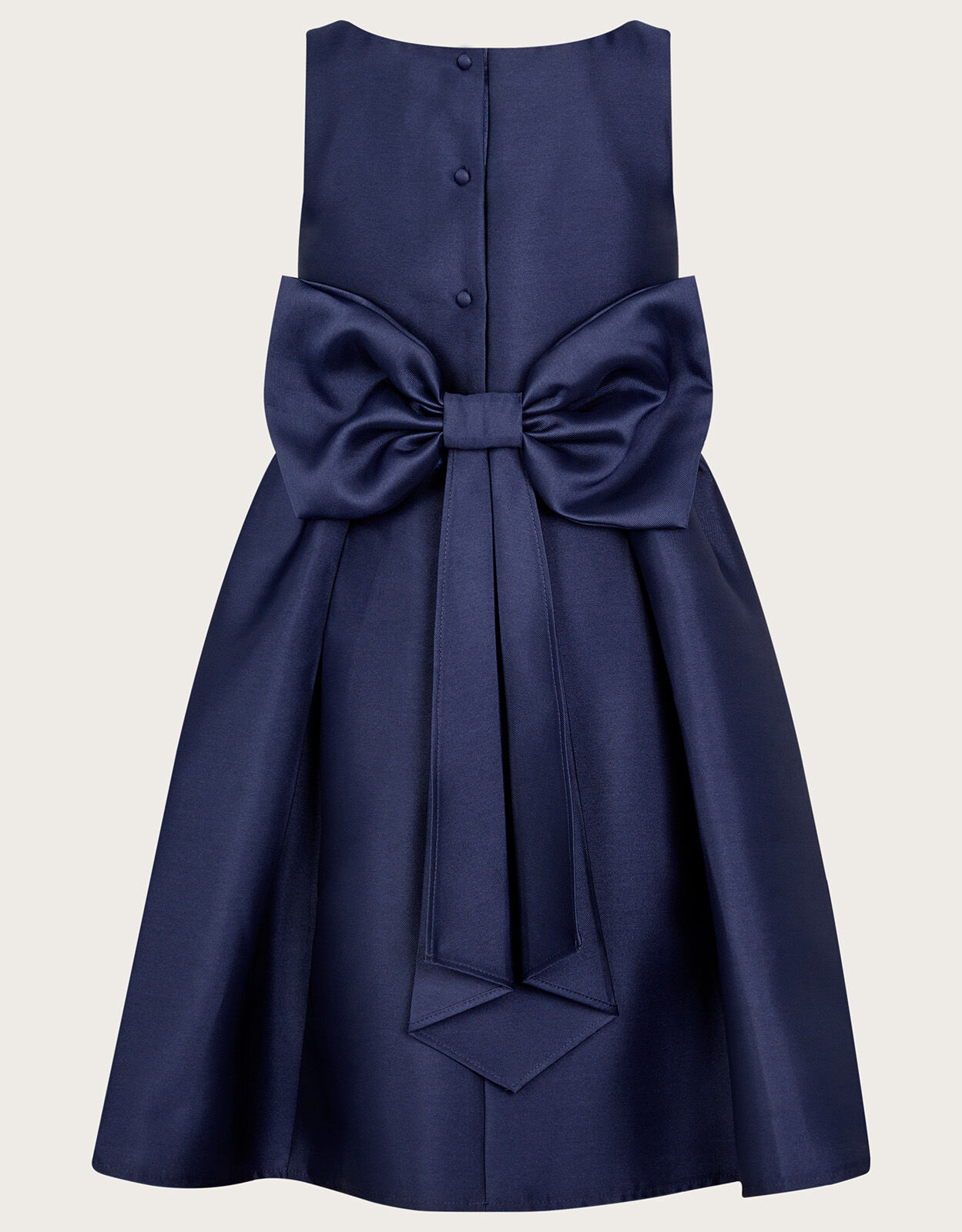 Monsoon navy flower girl dress store