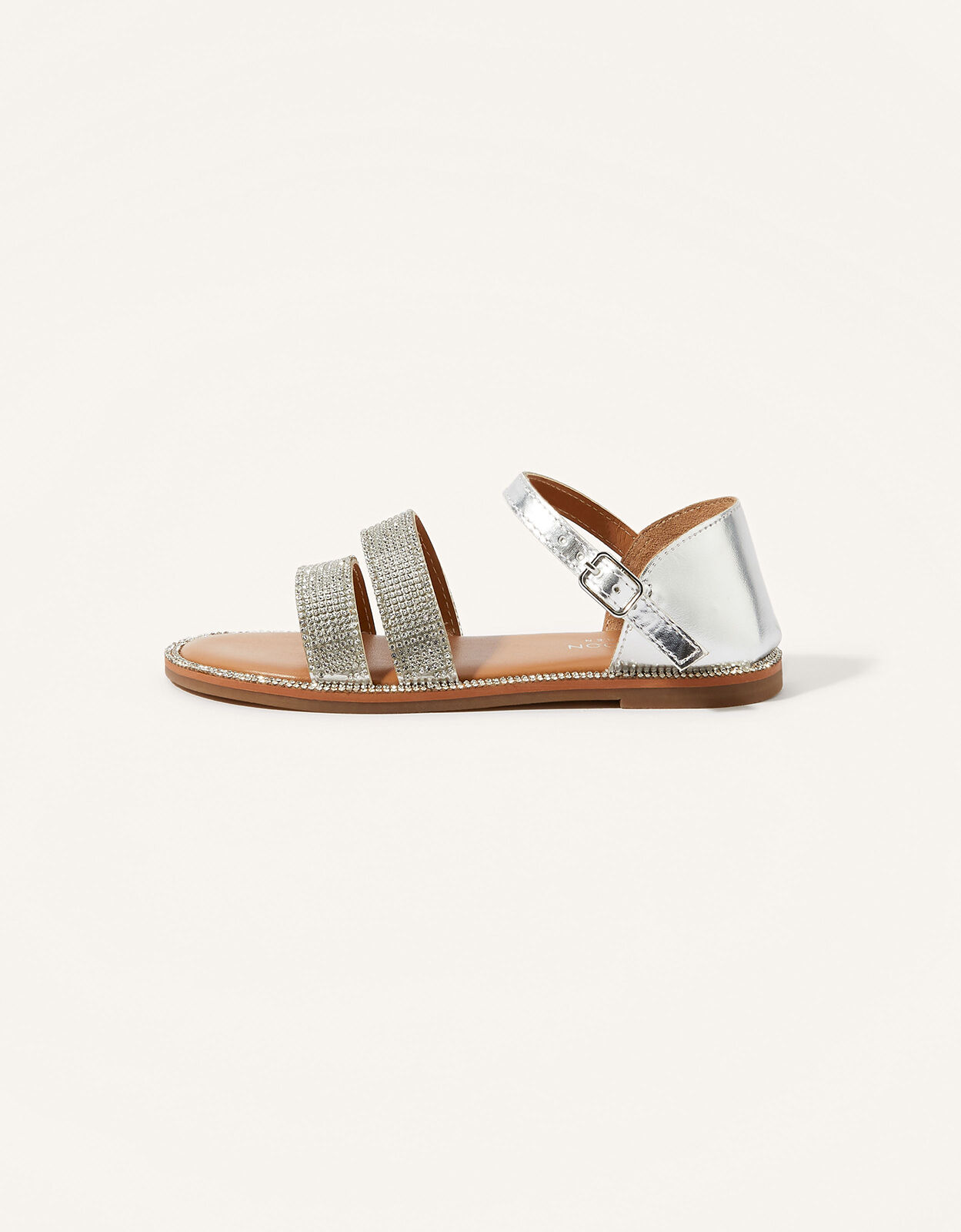 Girls diamante sandals sale