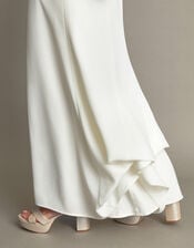 Kate Pearl Trim Bridal Dress, Ivory (IVORY), large