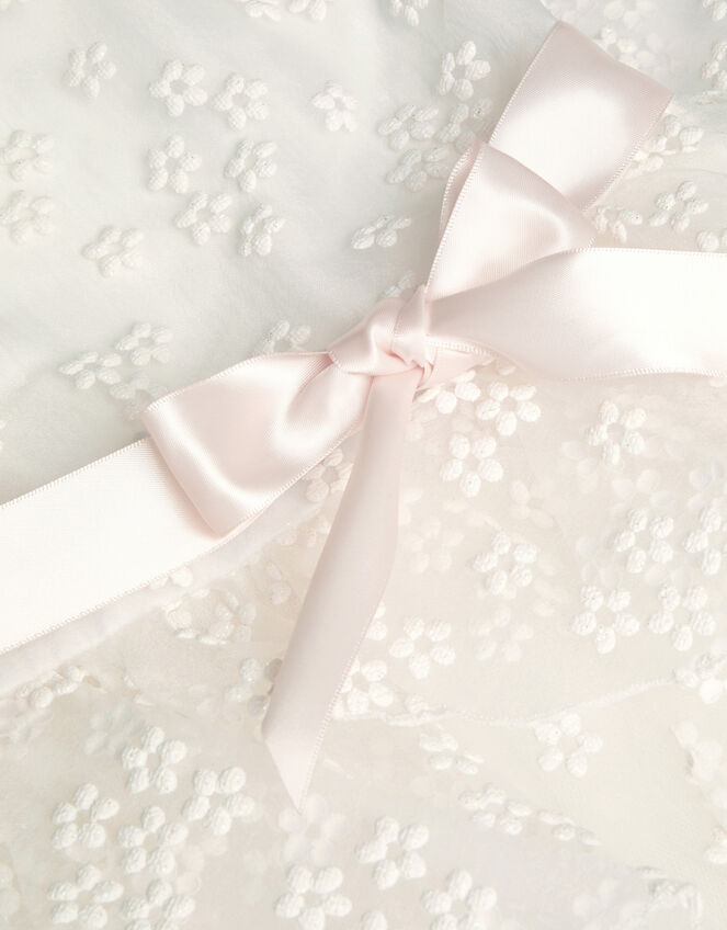 Jasmine Organza Flower Dress, Ivory (IVORY), large