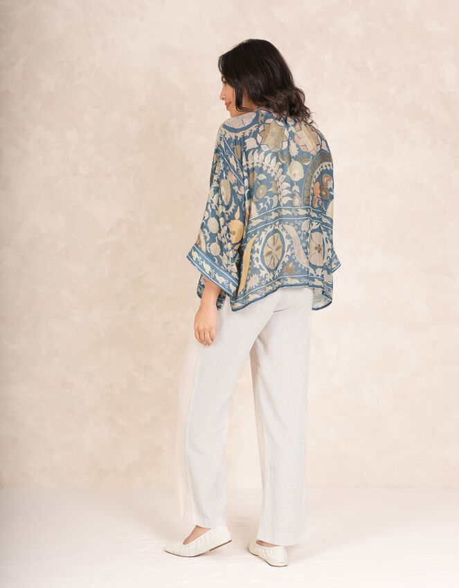 One Hundred Stars Susani Print Kimono Jacket, , large