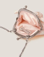 Lace Bow Bridesmaid Bag, Pink (PINK), large