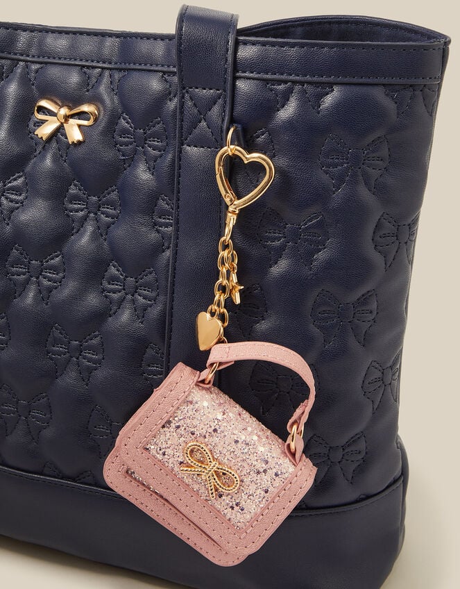 Mini Bag Charm, Pink (PINK), large