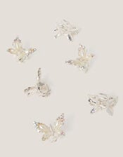 6-Pack Bridesmaid Butterfly Claw Clips, , large