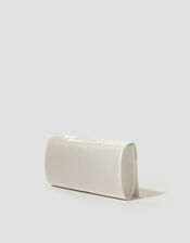 Talia Twisted Satin Clutch Bag, , large