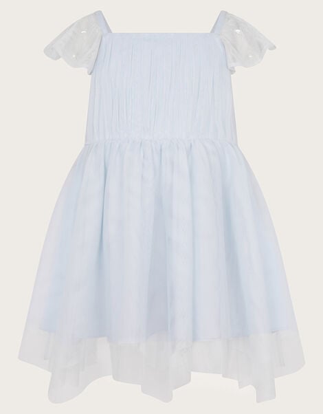 Baby Theodora Tulle Dress, Blue (BLUE), large
