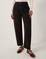 Marissa Barrel Jeans, Black (BLACK), large