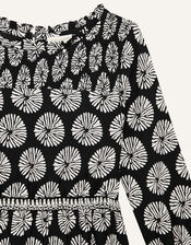 MINI ME Ella Circle Print Dress, Black (BLACK), large