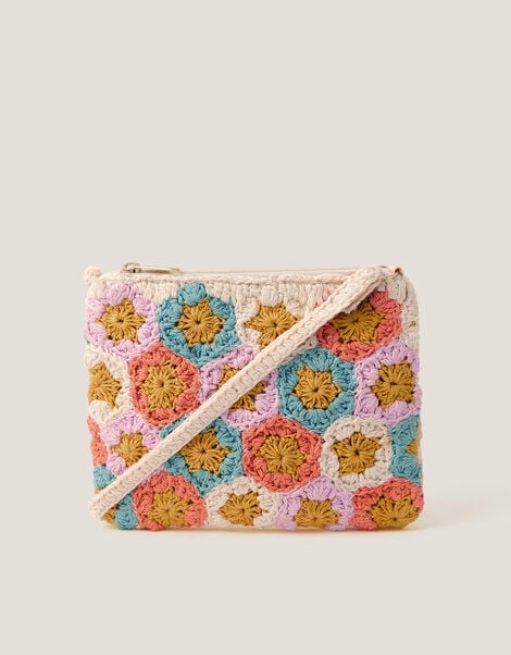 Flower Crochet Bag, , large