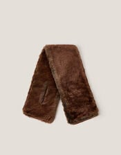 Agnes Faux Fur Scarf, , large