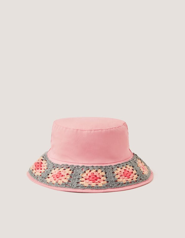Crochet Bucket Hat, Multi (MULTI), large