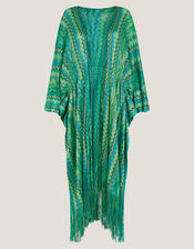 Nadia Zigzag Stripe Kaftan, , large