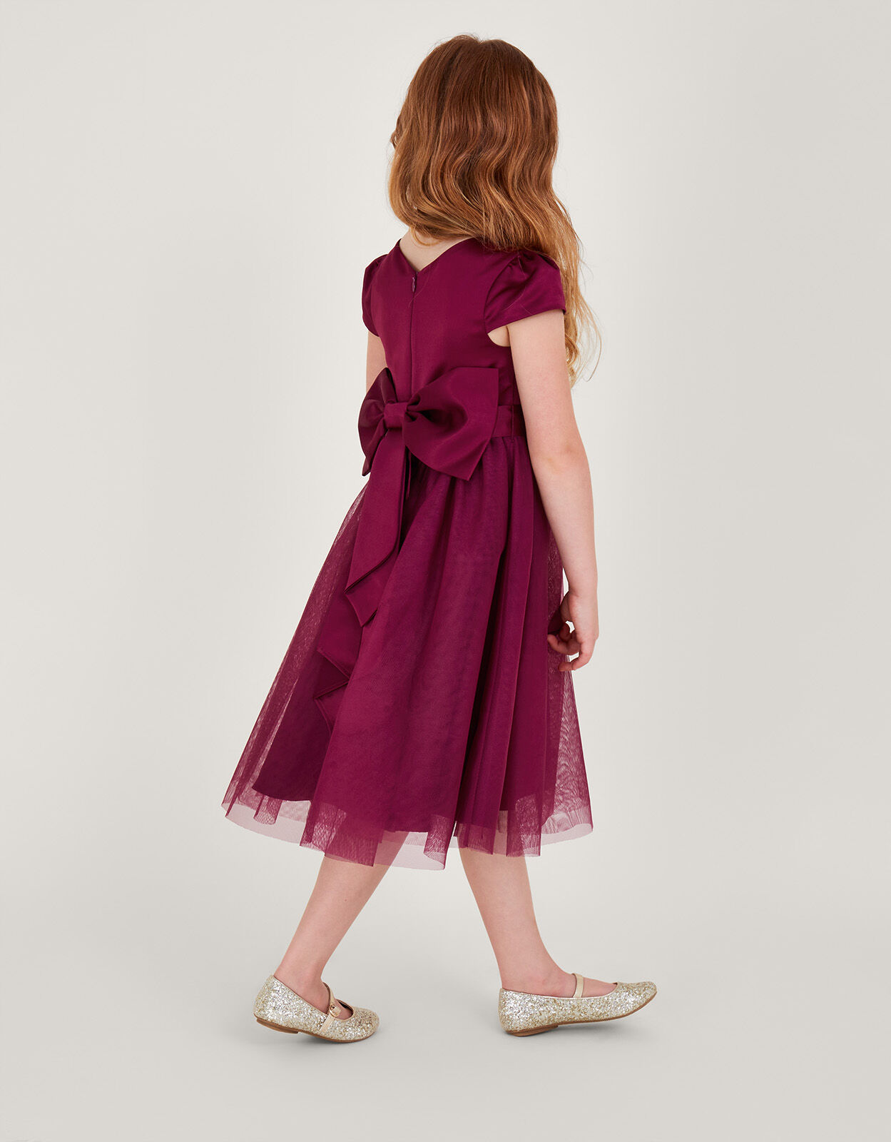 Children's burgundy bridesmaid dresses online