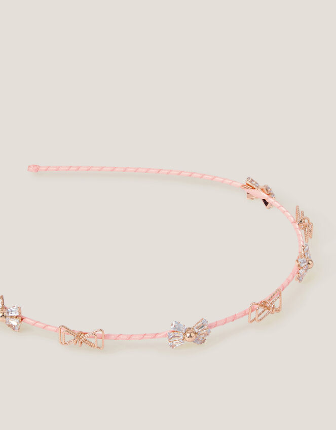 Mini Bow Embellished Headband, , large