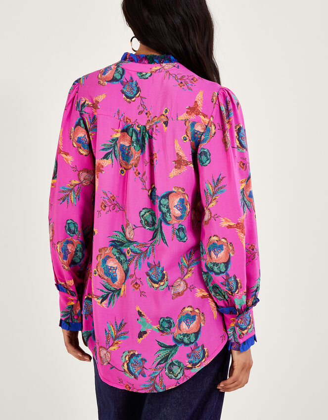 Jordann Floral Print Blouse, Pink (PINK), large