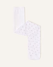 Glitter Heart Tights, Pink (PINK), large