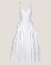 Colette Midi Wedding Dress, Ivory (IVORY), large