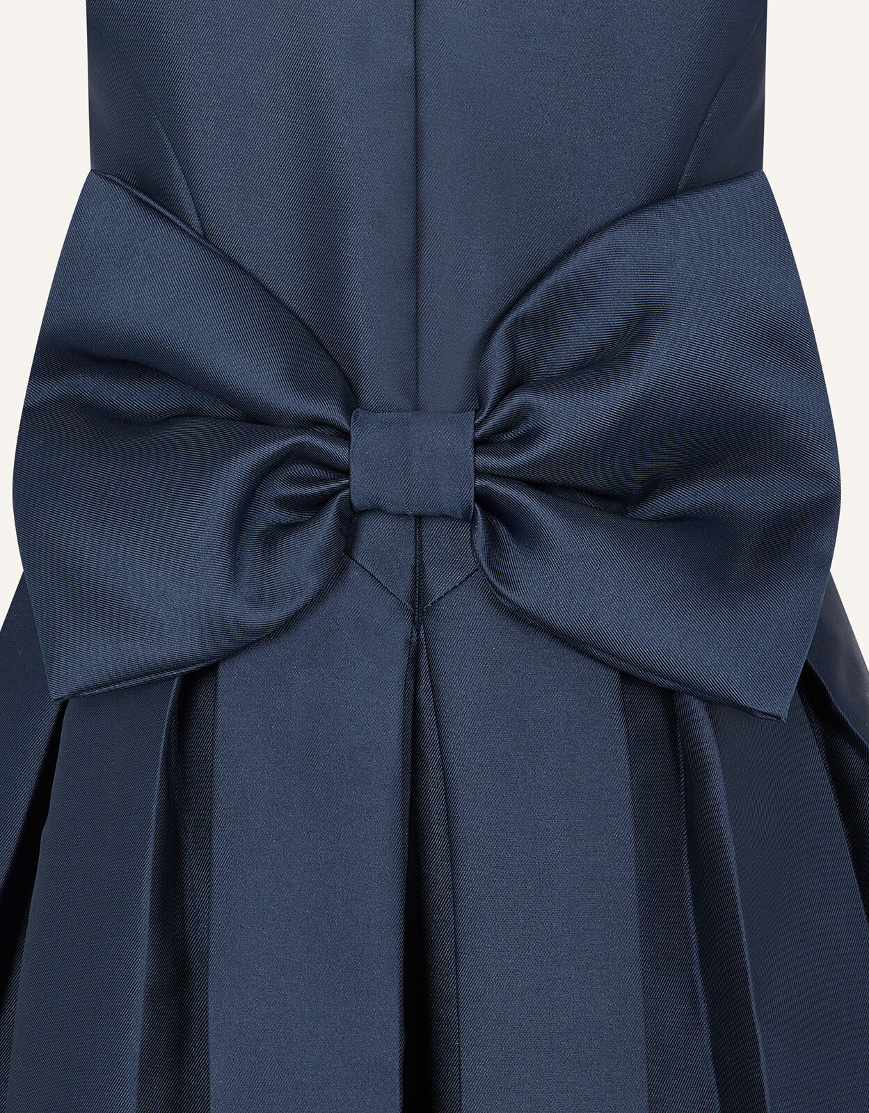 Katharine Duchess Twill High Low Dress Blue