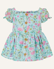 Baby Floral Top and Shorts Set, Green (GREEN), large