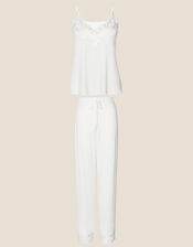 Bridal Lace Pyjama Set, Ivory (IVORY), large