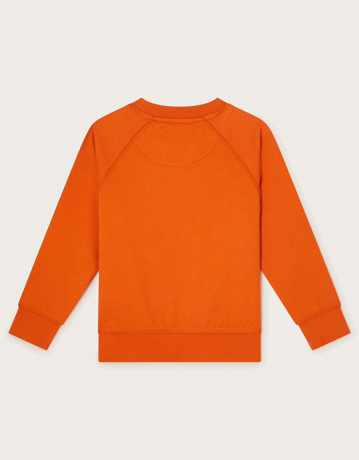 Orange crew neck store jumper
