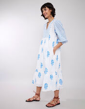 East Clover Dress, White (WHITE), large