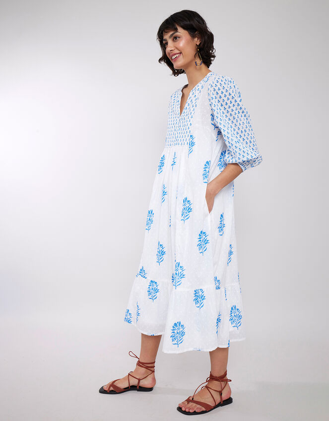 East Clover Dress, White (WHITE), large