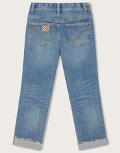 Pull On Denim Jeans, Blue (BLUE), large