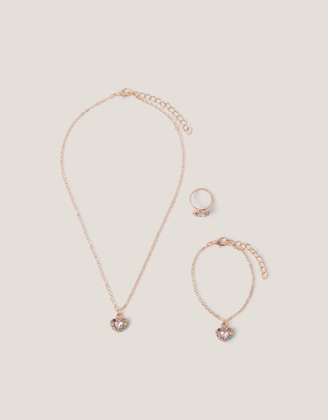Jewel Heart Jewellery Set, , large