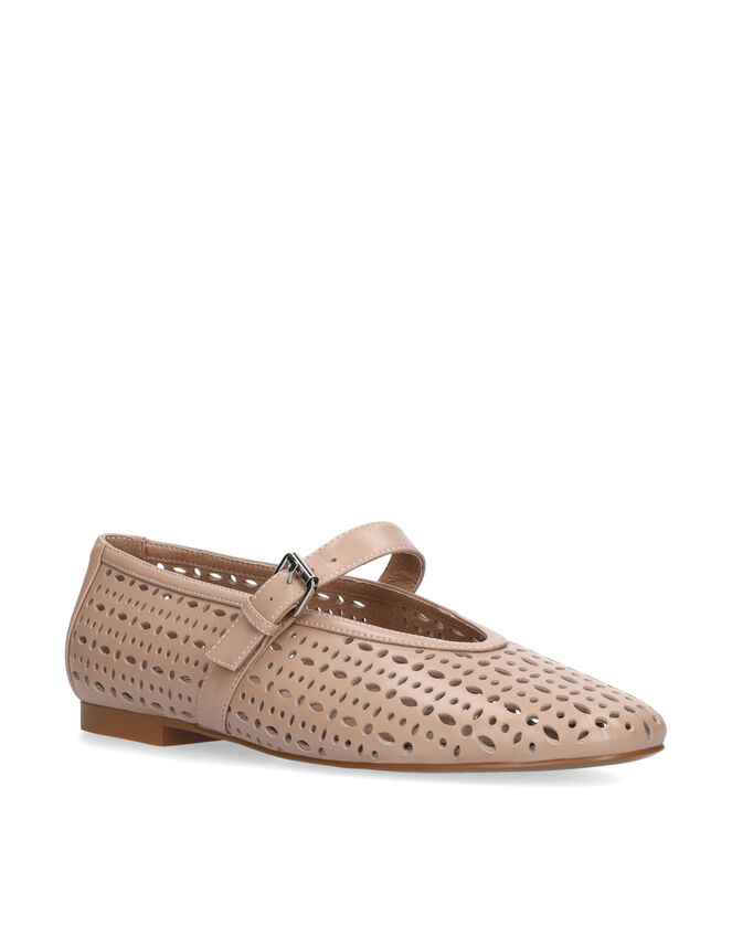 Bibi Lou Maia Mary Jane Ballet Flats, Camel (BEIGE), large