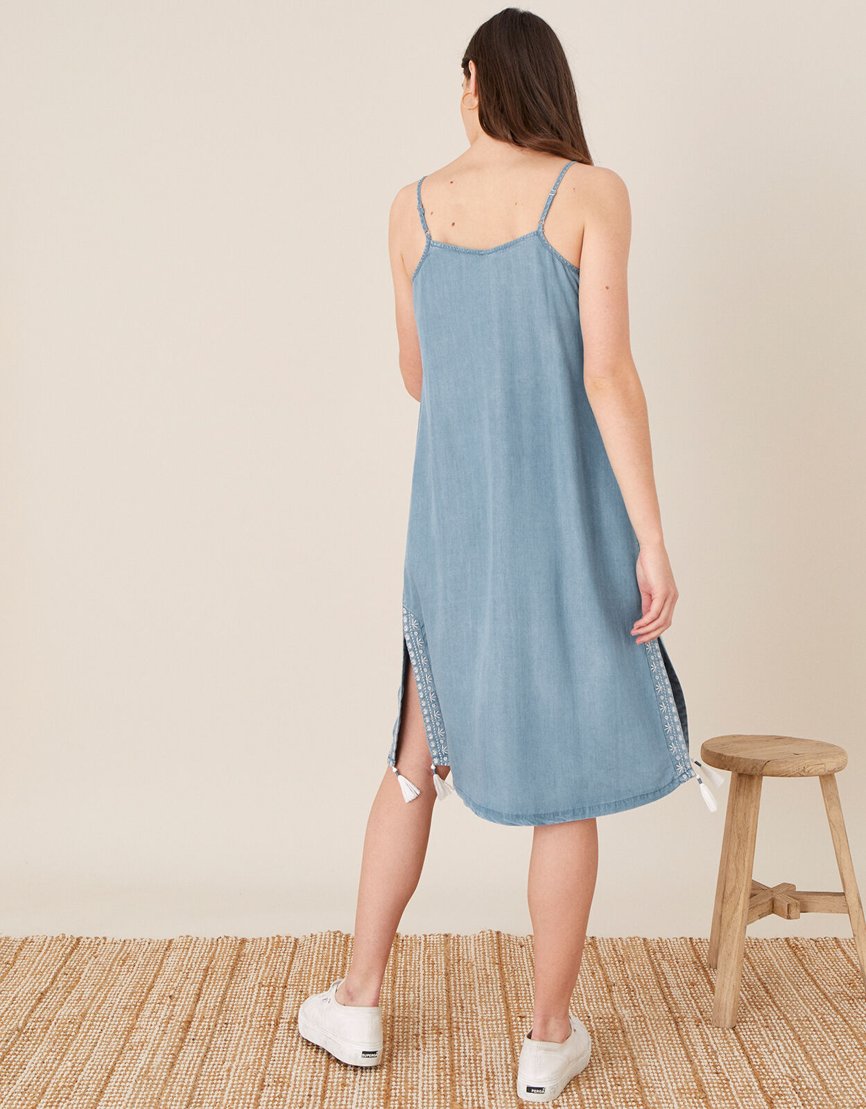 Tencel shop slip dress
