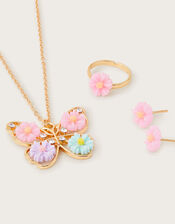 Daisy Butterfly Jewellery Set, , large