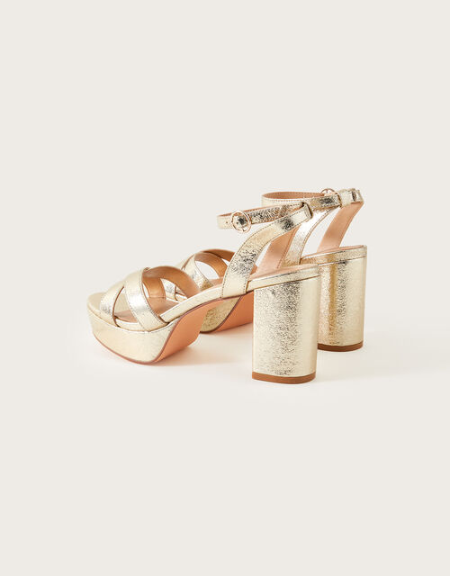 gold occasion sandals