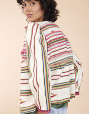East Fable Ikat Jacket, Cream (CREAM), large