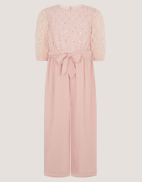Gracie Embellished Party Jumpsuit, Pink (PINK), large
