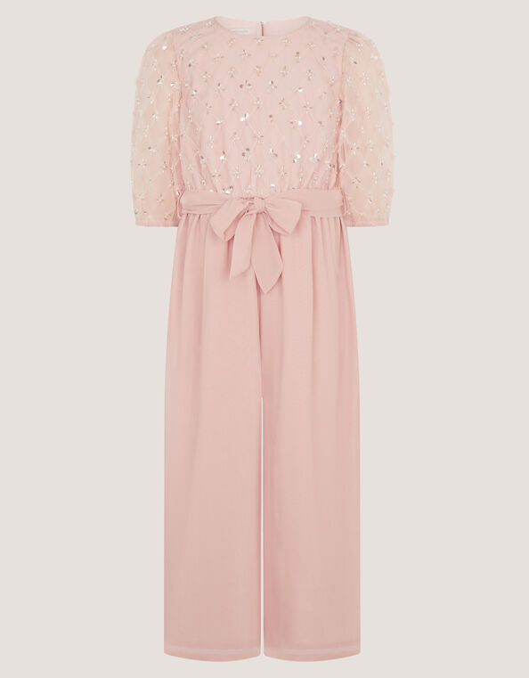 Gracie Embellished Party Jumpsuit, Pink (PINK), large