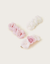 Bridesmaid Ballerina Hair Clips Set of Three, , large