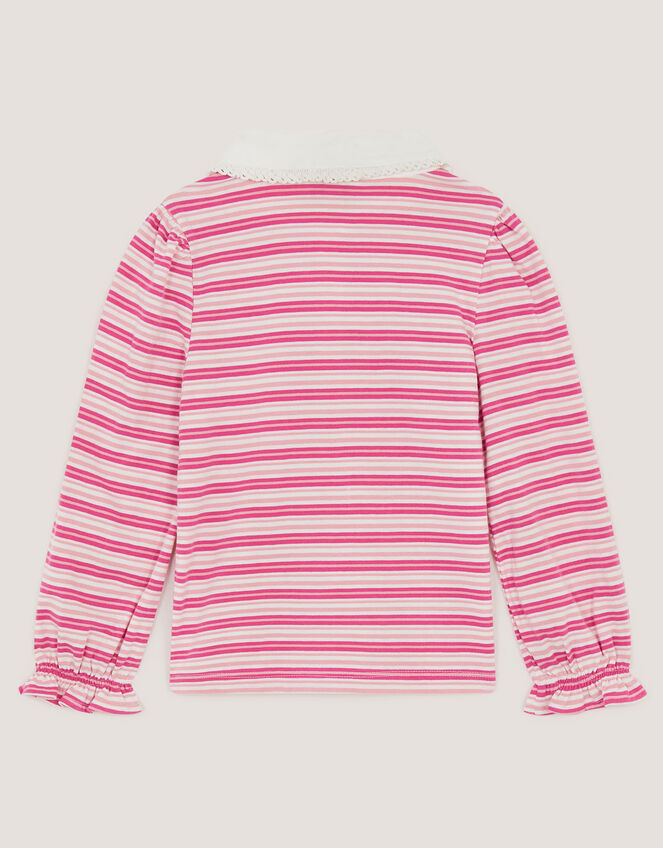 Mon Cheri Stripe Top, Pink (PINK), large