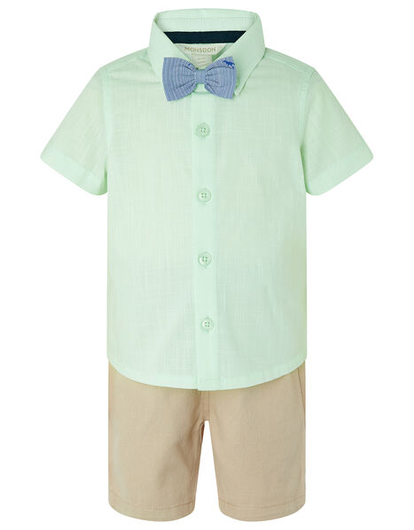 Mateo Shirt, Shorts and Bow Tie Set Green, Green (MINT), large