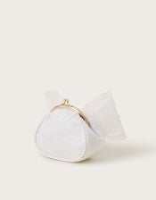 Maggie Embroidered Petal Bow Bag, , large
